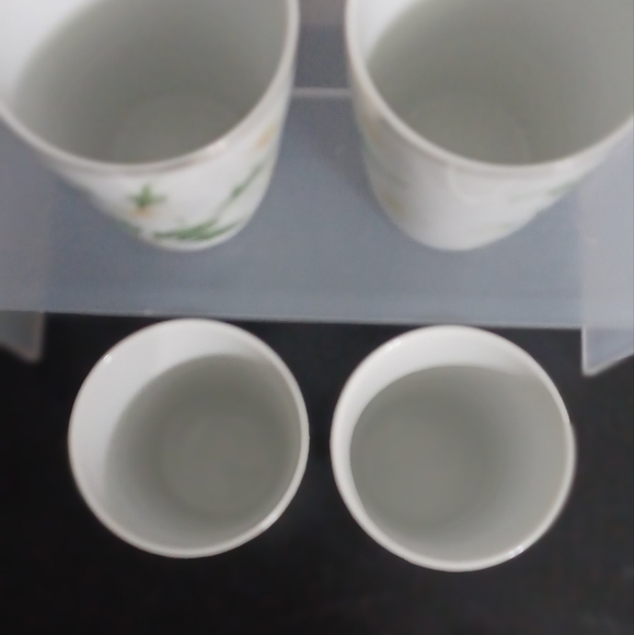 Lefton Gold Rimmed Vintage Numbered Hand Painted Daisies China - Picture 5 of 5